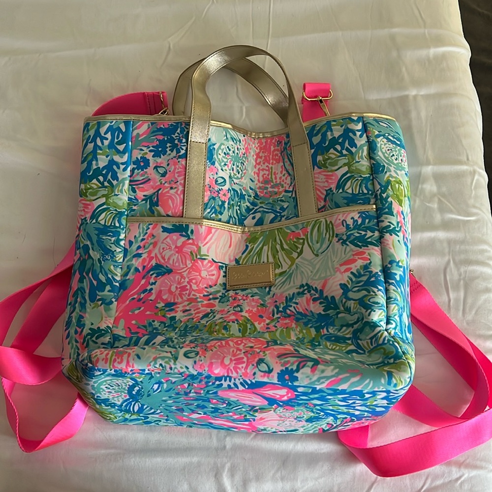 Lilly Pulitzer Backpack Travel Bag